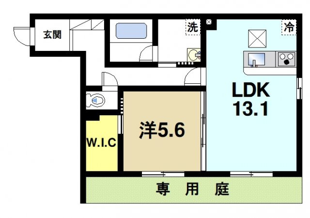 きたまちスクエアの間取り図1