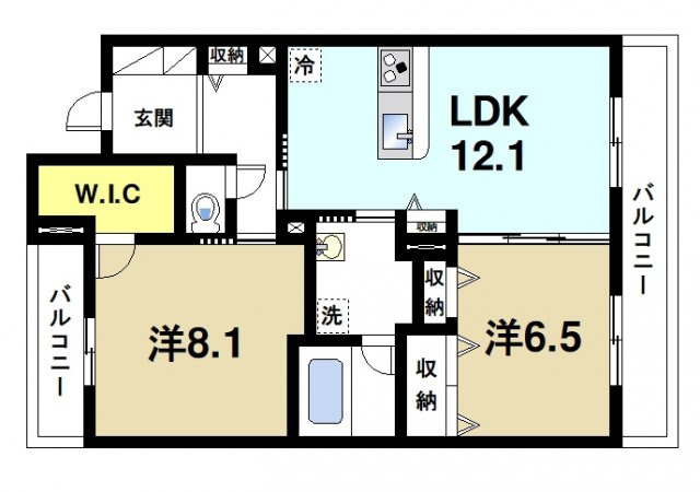 きたまちスクエアの間取り図7