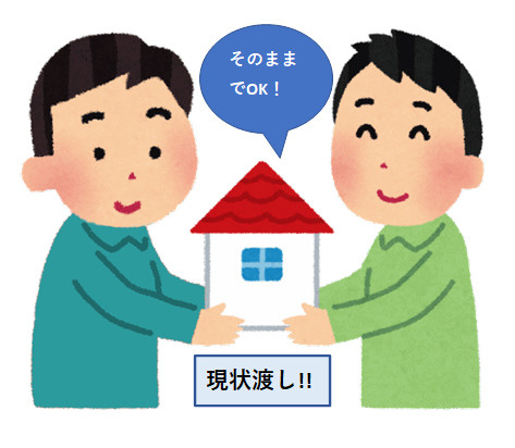売却！現状渡しについての画像