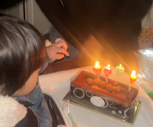 じじの誕生日をお祝いしました！の画像