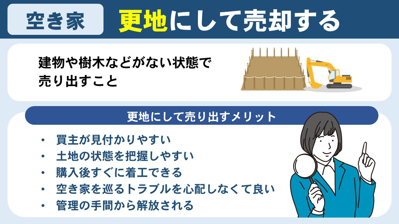 売りたい空き家を更地にして売却する方法とメリット