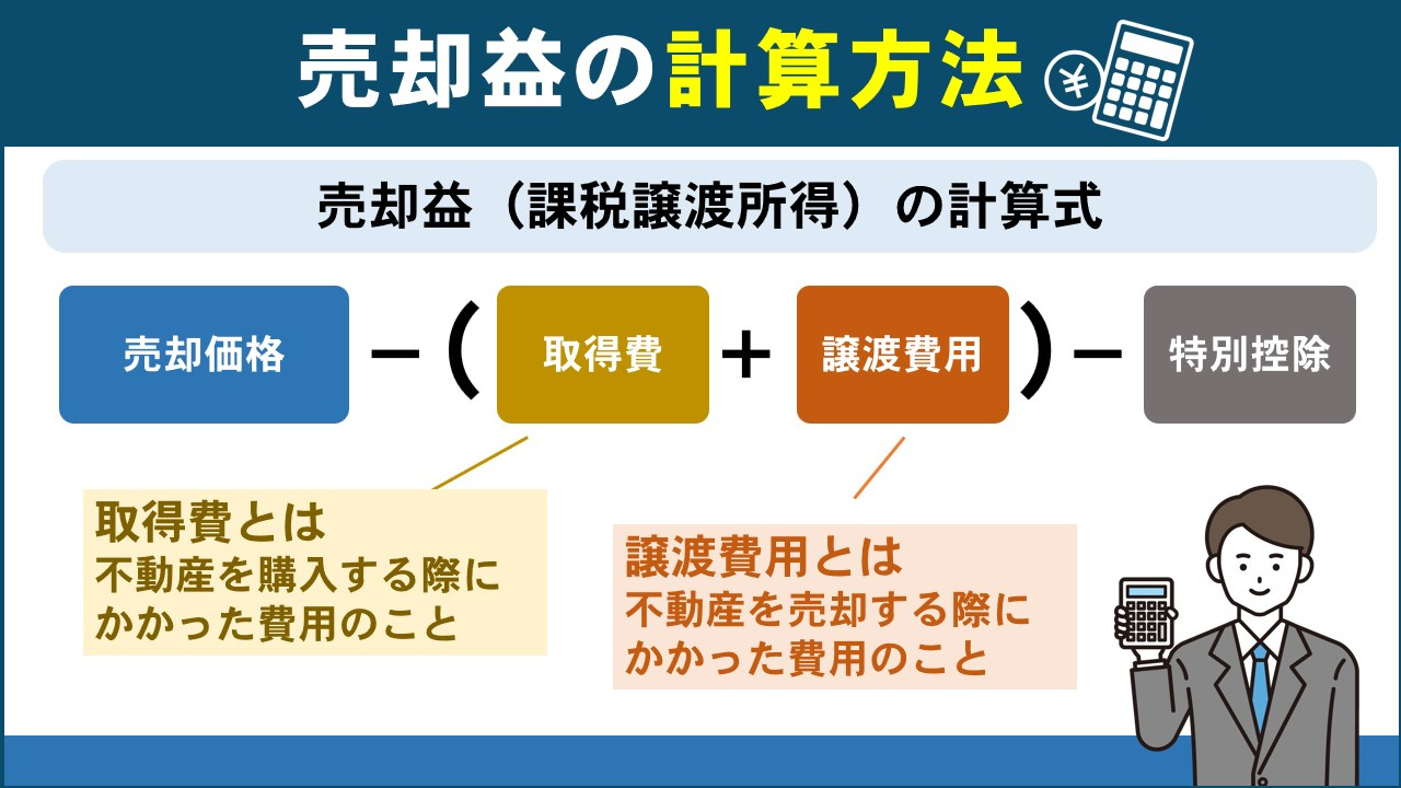不動産売却における売却益の計算方法