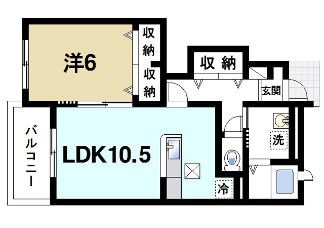 アルカンシエル・ベルの間取り図1