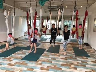 空中ヨガ体験♪の画像