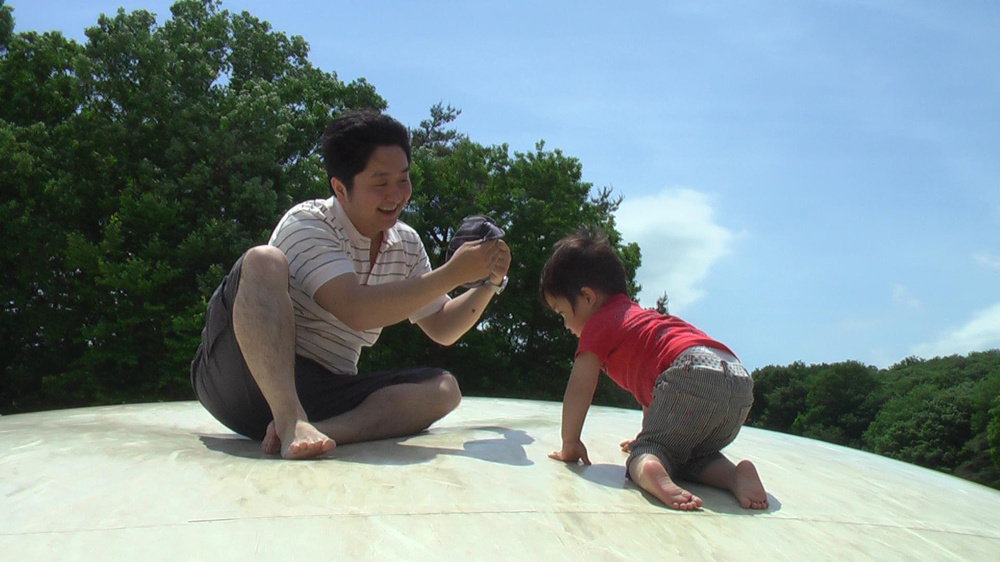 森林公園でアスレチック♪の画像