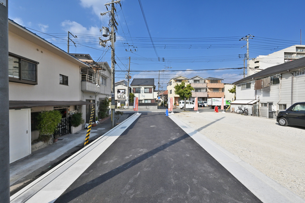 【現場進捗】尼崎市尾浜町2丁目新築戸建｜自由設計対応の全9区画分譲地の最新情報です。の画像