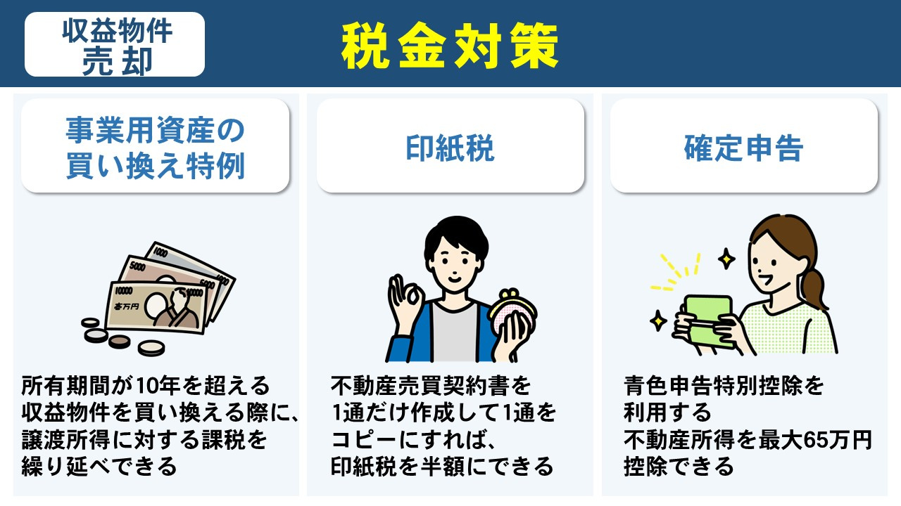 収益物件を売却するときの税金対策