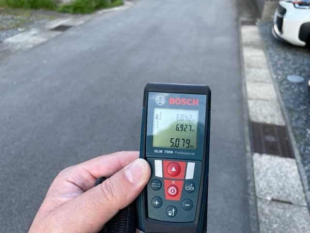 【あま市の不動産売却】計測の画像