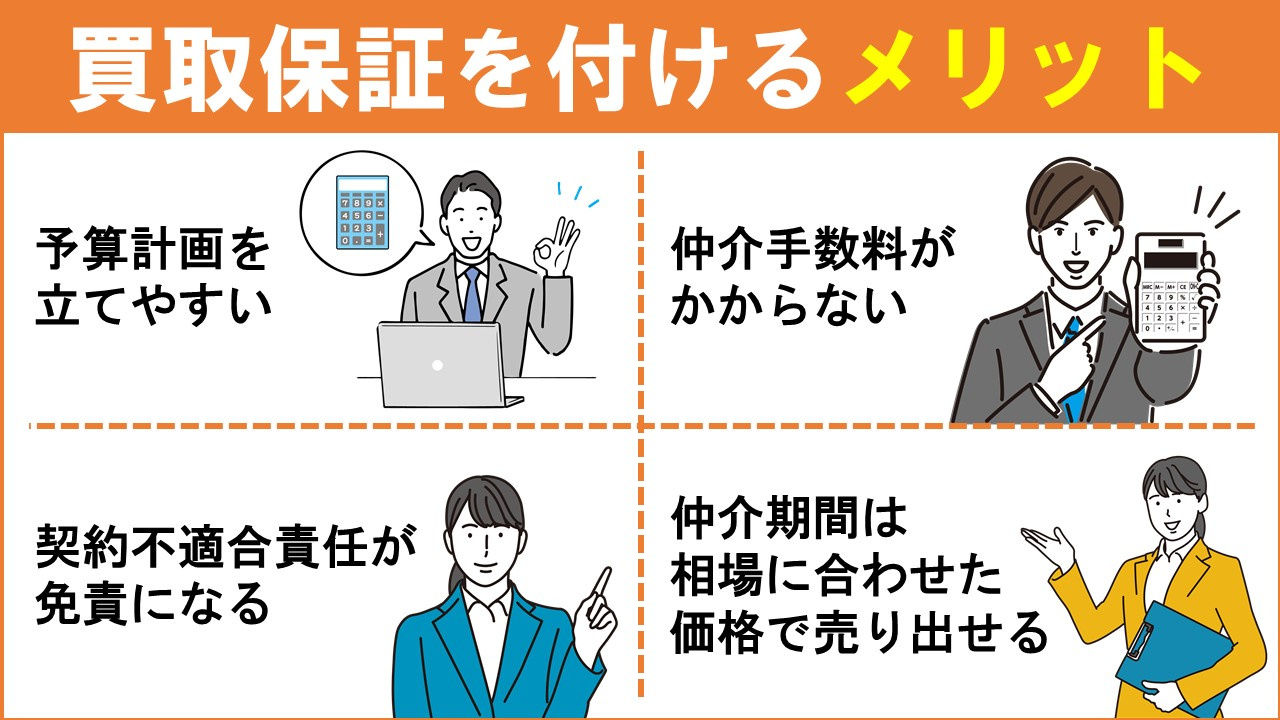 不動産売却時に買取保証を付けるメリット
