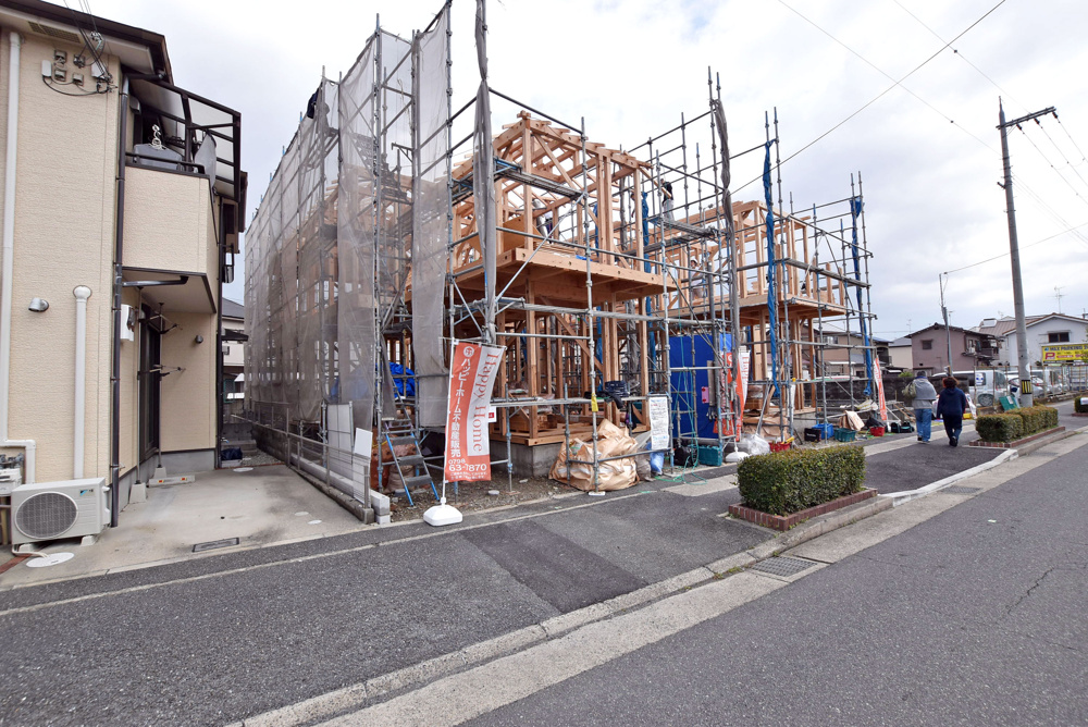 【現場進捗】伊丹市鈴原町9丁目新築戸建｜全3区画の最新情報です。の画像
