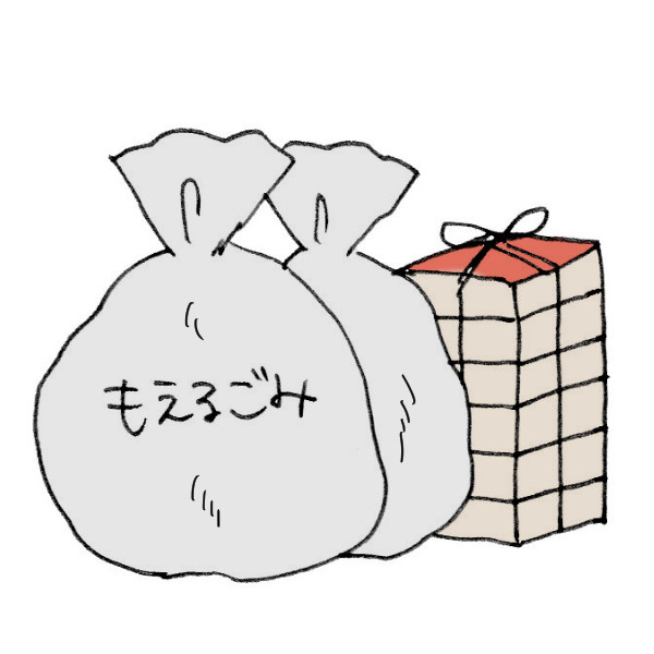 ごみの日の画像