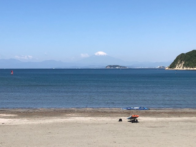逗子海岸からの画像