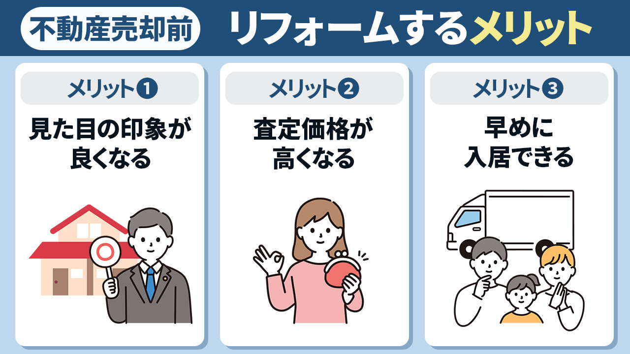 不動産売却前にリフォームするメリット・デメリット