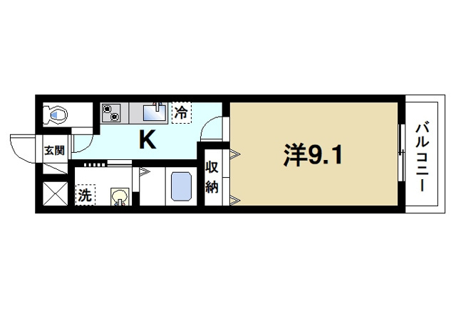 ファインパークの間取り図1