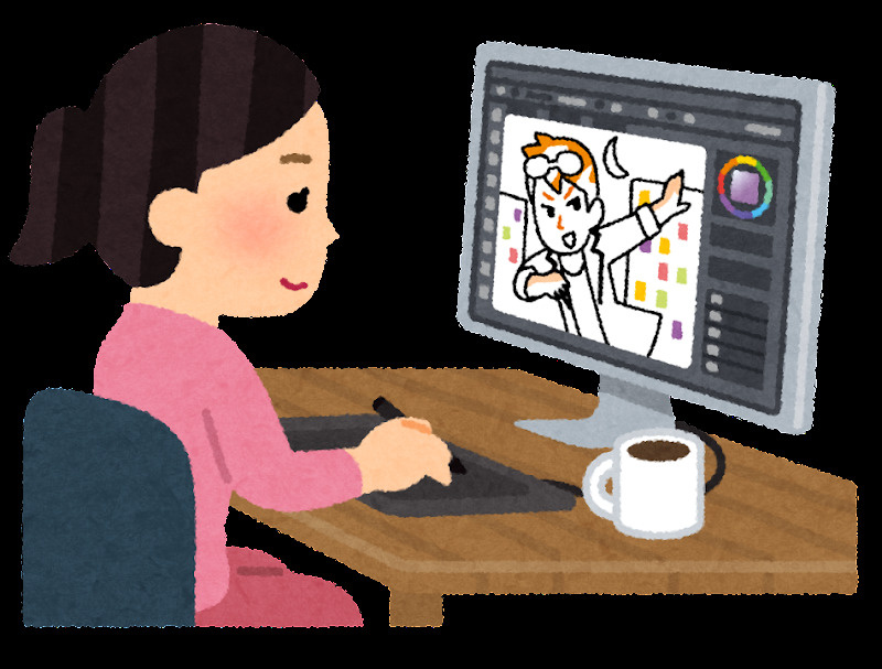 ５月１９日：イラスト作成の画像
