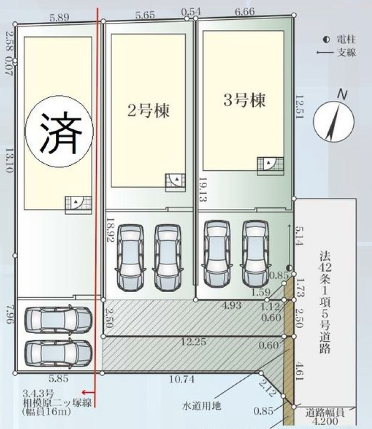 4380万円大和市南林間新築の画像