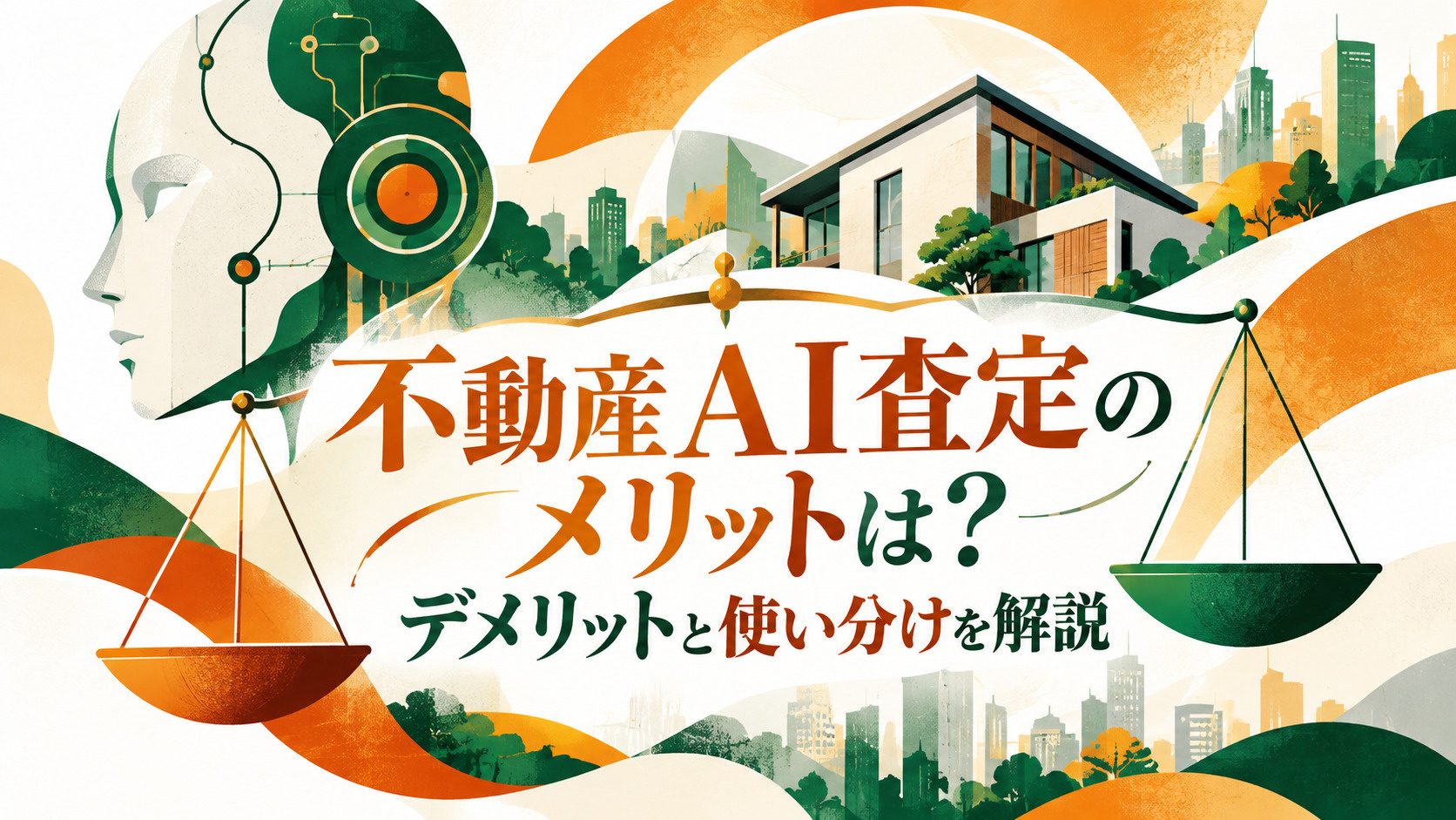 不動産AI査定のメリットは？デメリットと使い分けを解説 アイキャッチ画像