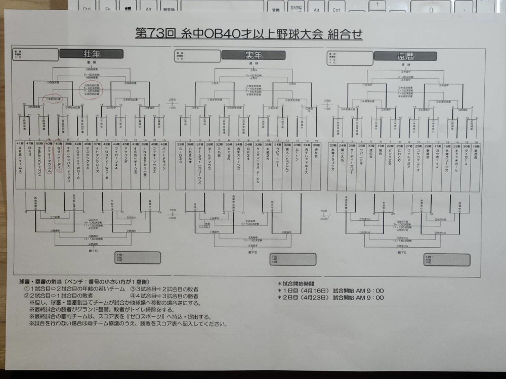 野球大会！！の画像