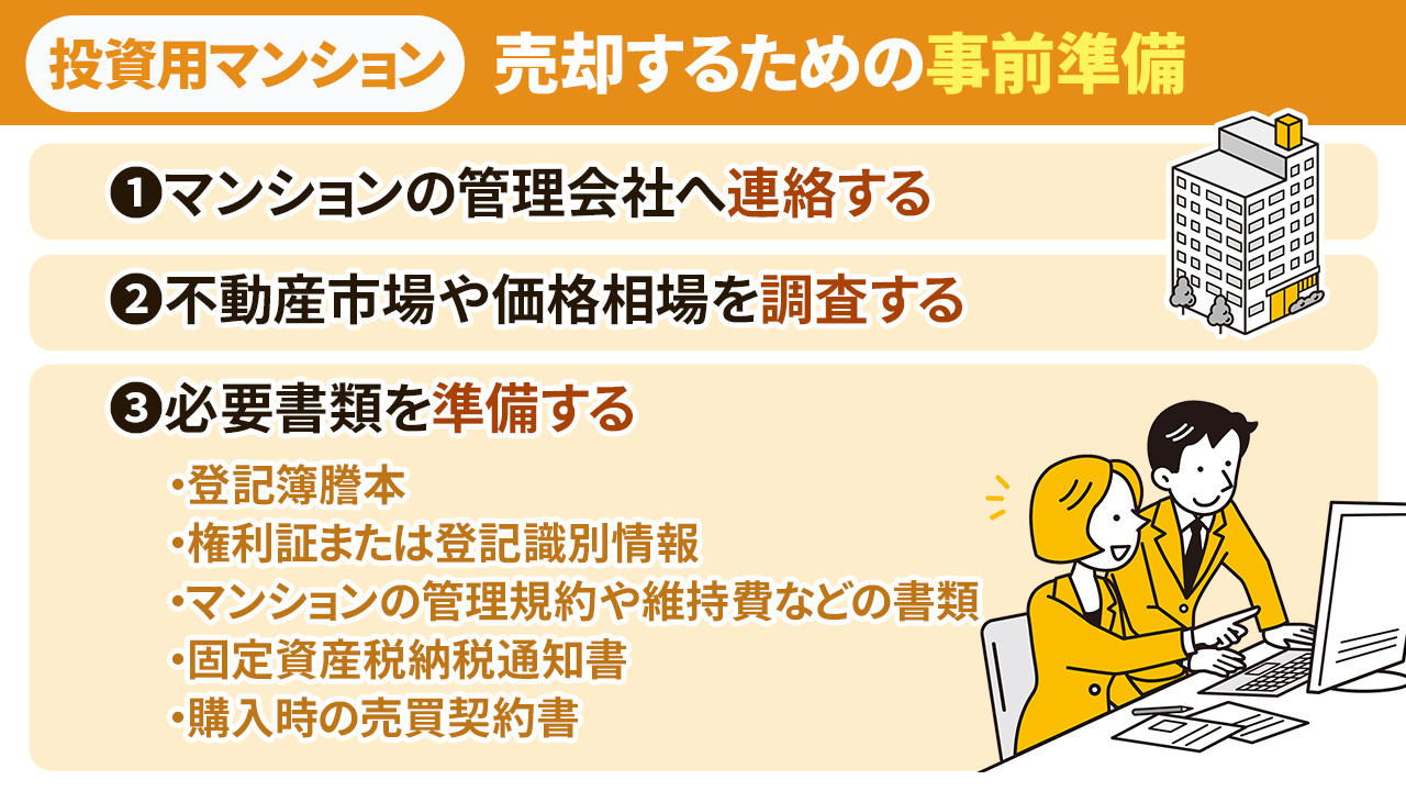 投資用マンションを適切なタイミングで売却するための事前準備