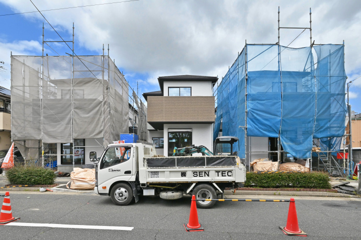 【現場進捗】伊丹市鈴原町9丁目新築戸建｜全3区画の最新情報です！の画像