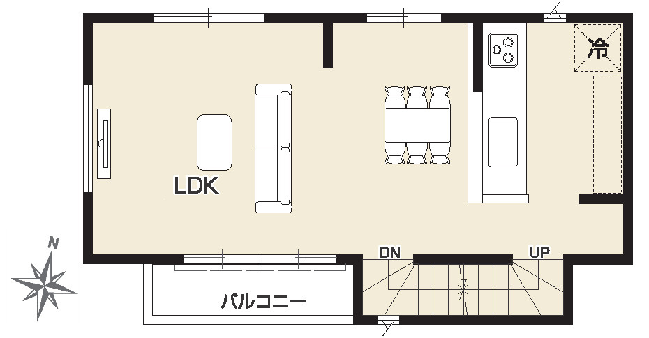窓が多すぎるリビングの間取り