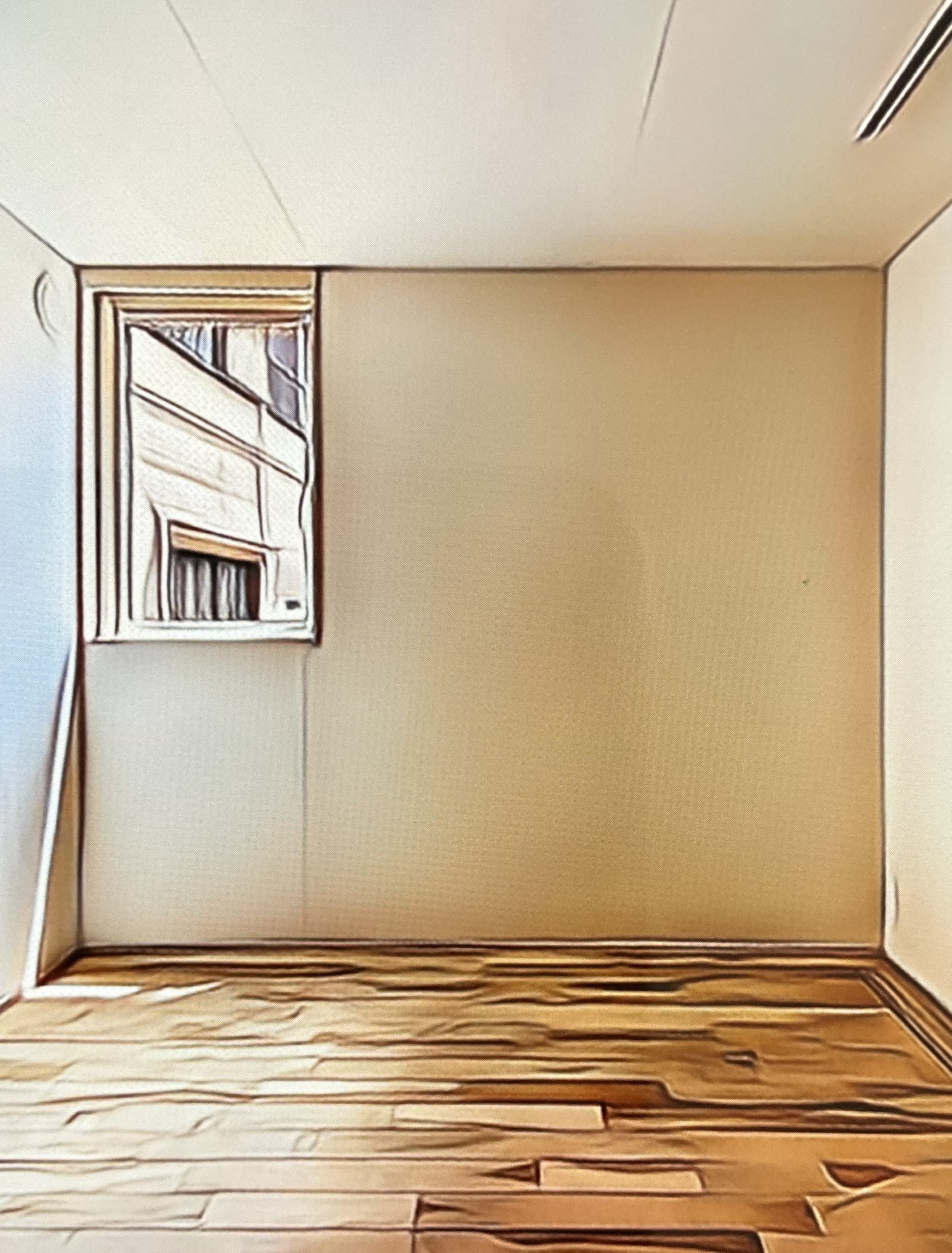 窓が１か所にしかない部屋