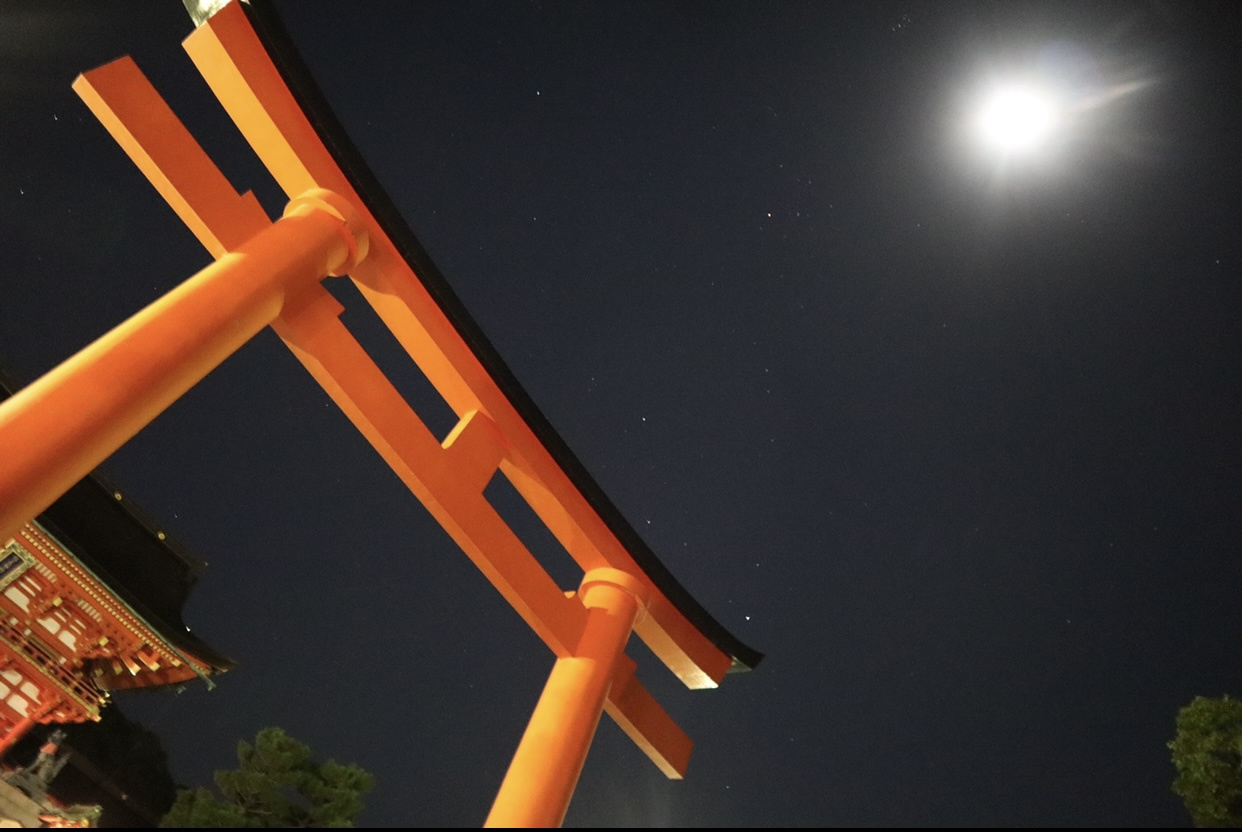 まるで異世界！？ 夜の伏見稲荷大社の画像