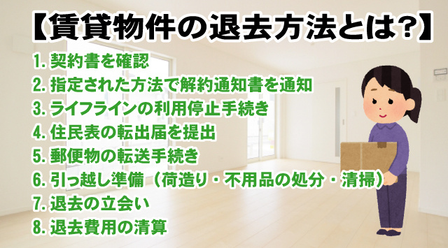 【最新版】学生の場合賃貸物件の退去方法とは？流れや準備するものなど注意点の画像