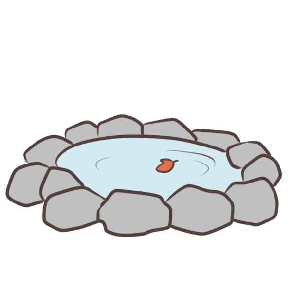 露天風呂の日の画像
