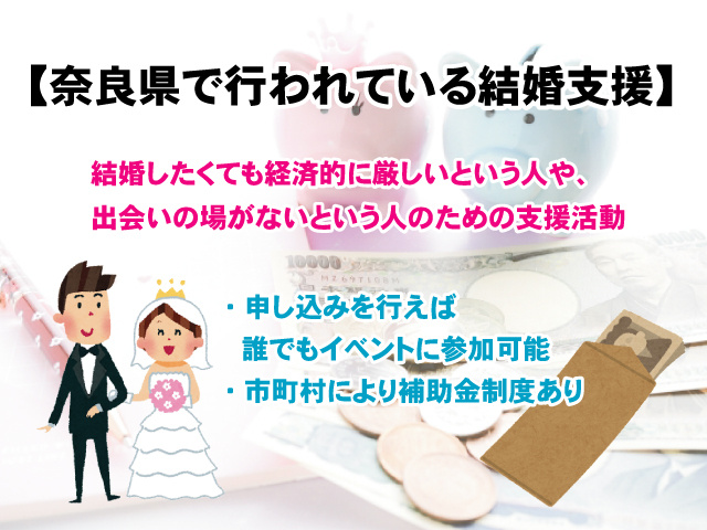 【奈良県で行われている結婚支援とは？】出会いの場を提供や経済的な支援