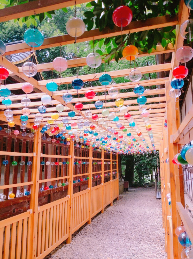 2023年　川越氷川神社の縁結び風鈴　【最新情報】2023年6月の画像