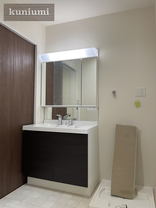 施工事例　大阪　新築戸建　洗面　洗面台
