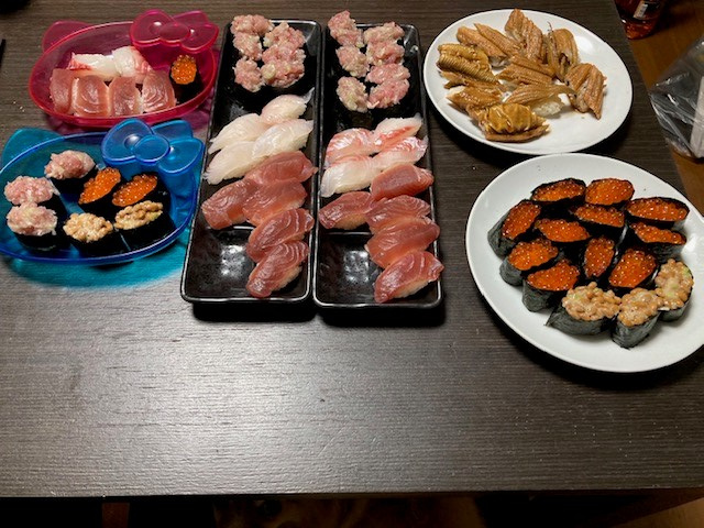 自宅寿司の画像
