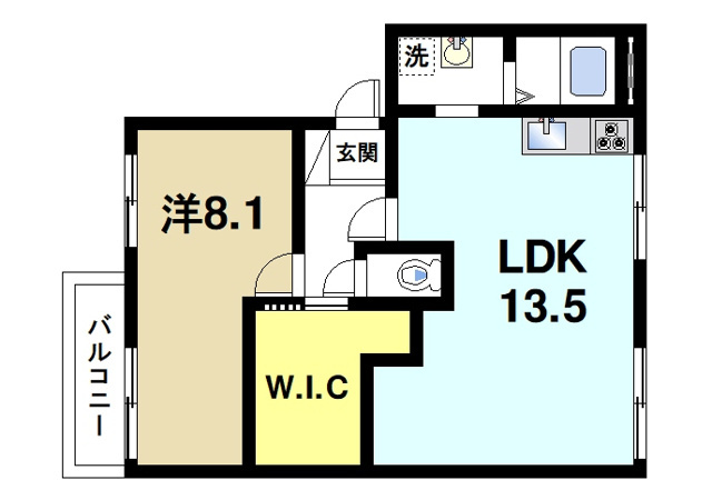 アスティオン雅の間取り図2
