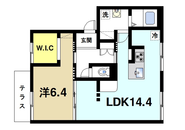 アスティオン雅の間取り図3