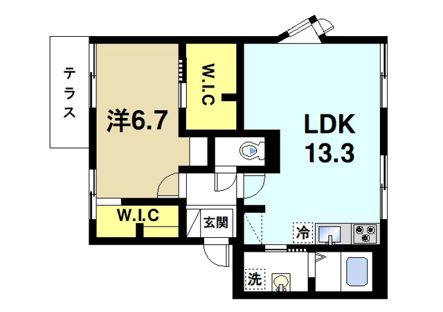 アスティオン雅の間取り図4