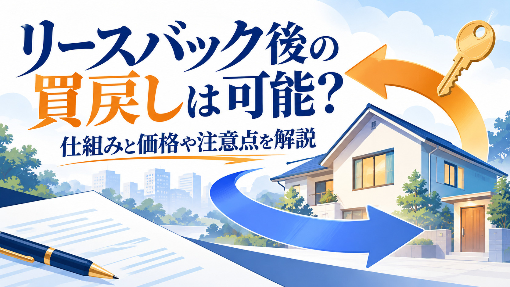 リースバック後の買戻しは可能？仕組み・価格・注意点を解説の画像