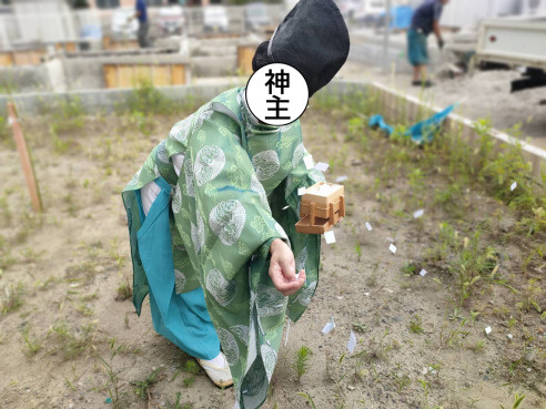 ７月１４日：地鎮祭の画像