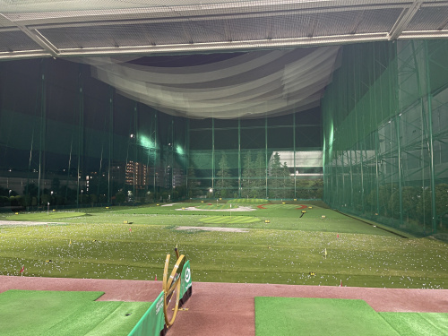 ゴルフ練習の画像