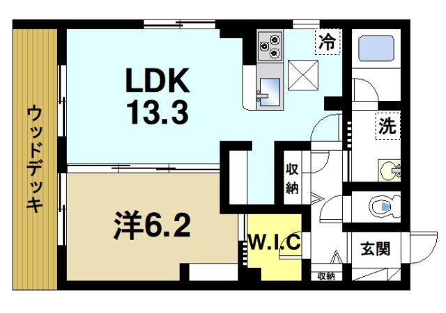 シャーメゾン　Ｎ　山崎の間取り図1