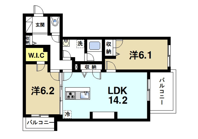 シャーメゾン　Ｎ　山崎の間取り図4