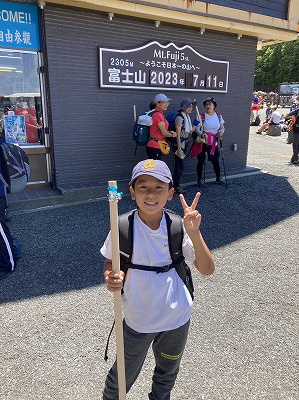 ７月２４日：息子と富士登山の画像