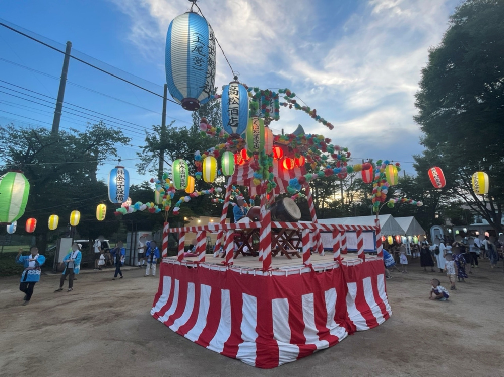 上尾市立梅田公園のお祭りの画像