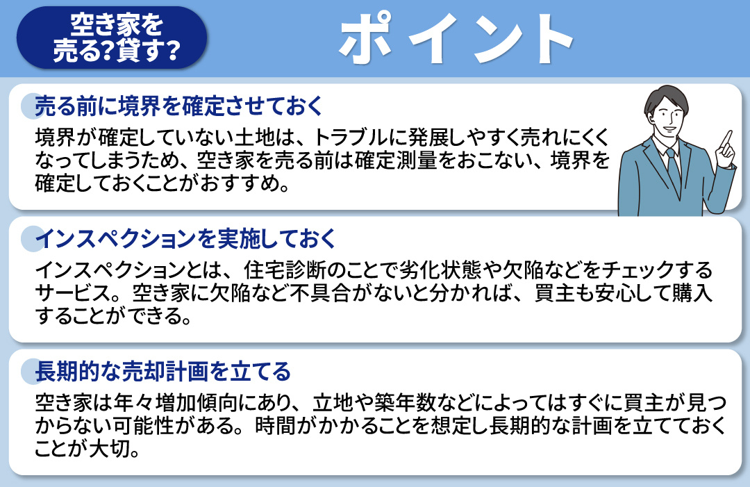空き家を売る際のポイント