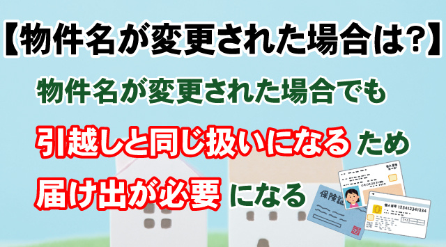 【最新版】賃貸中の物件名が変更された場合何をしたら良い？必要な手続きについての画像