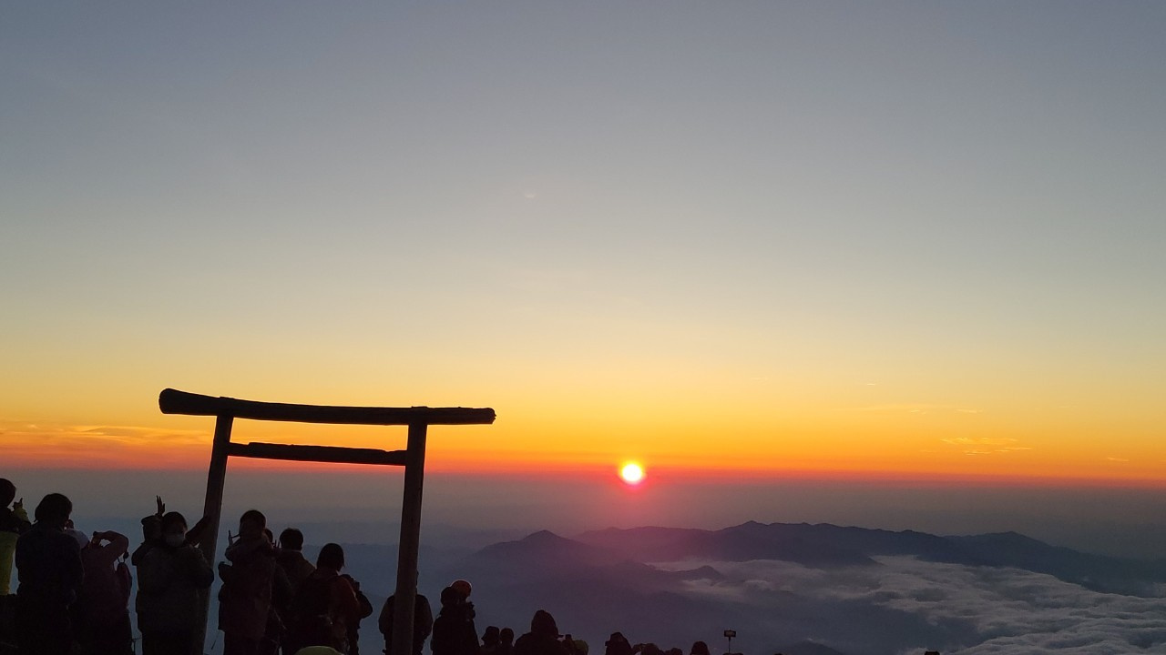 富士登山の画像