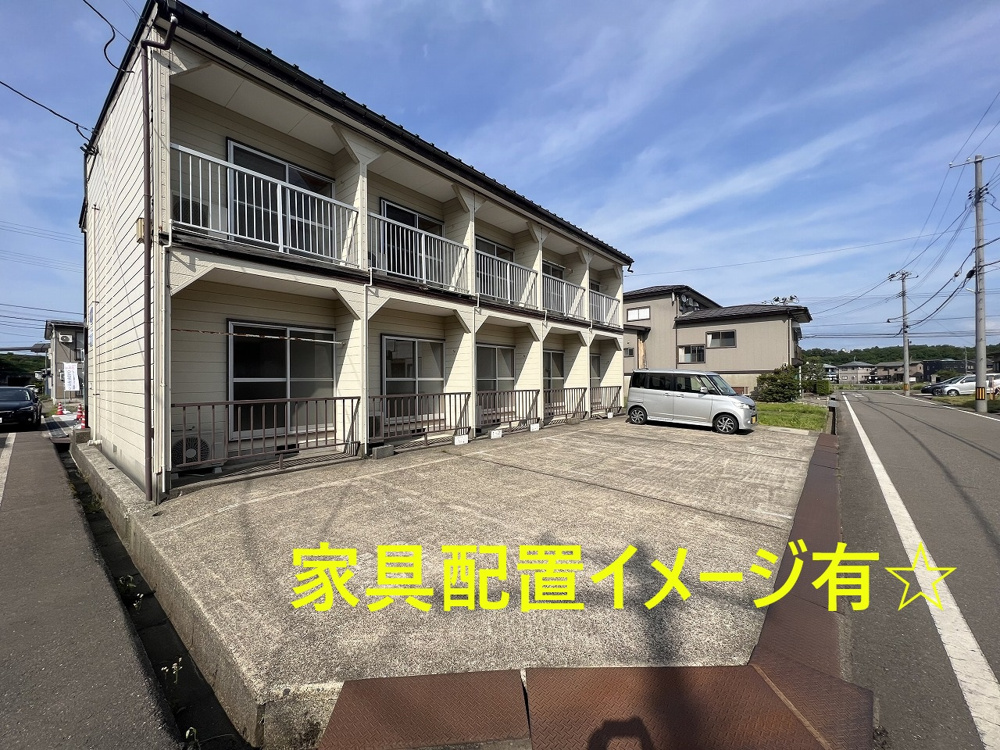 ☆上越市岩木・１Kアパート☆コーポサンパールのご紹介です♪の画像