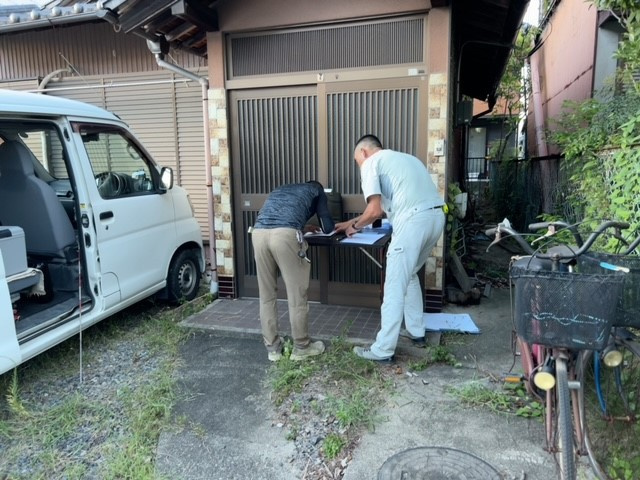 あま市不動産売却｜境界立会いの画像