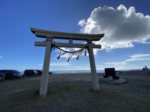 波乗り道場にお参りの画像