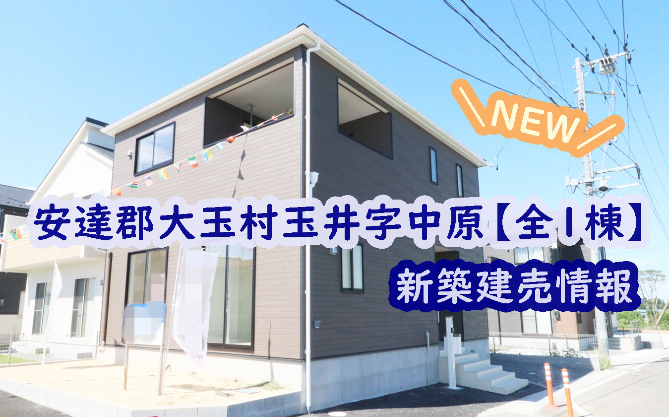 安達郡【大玉村玉井字中原】の新築建売情報！の画像